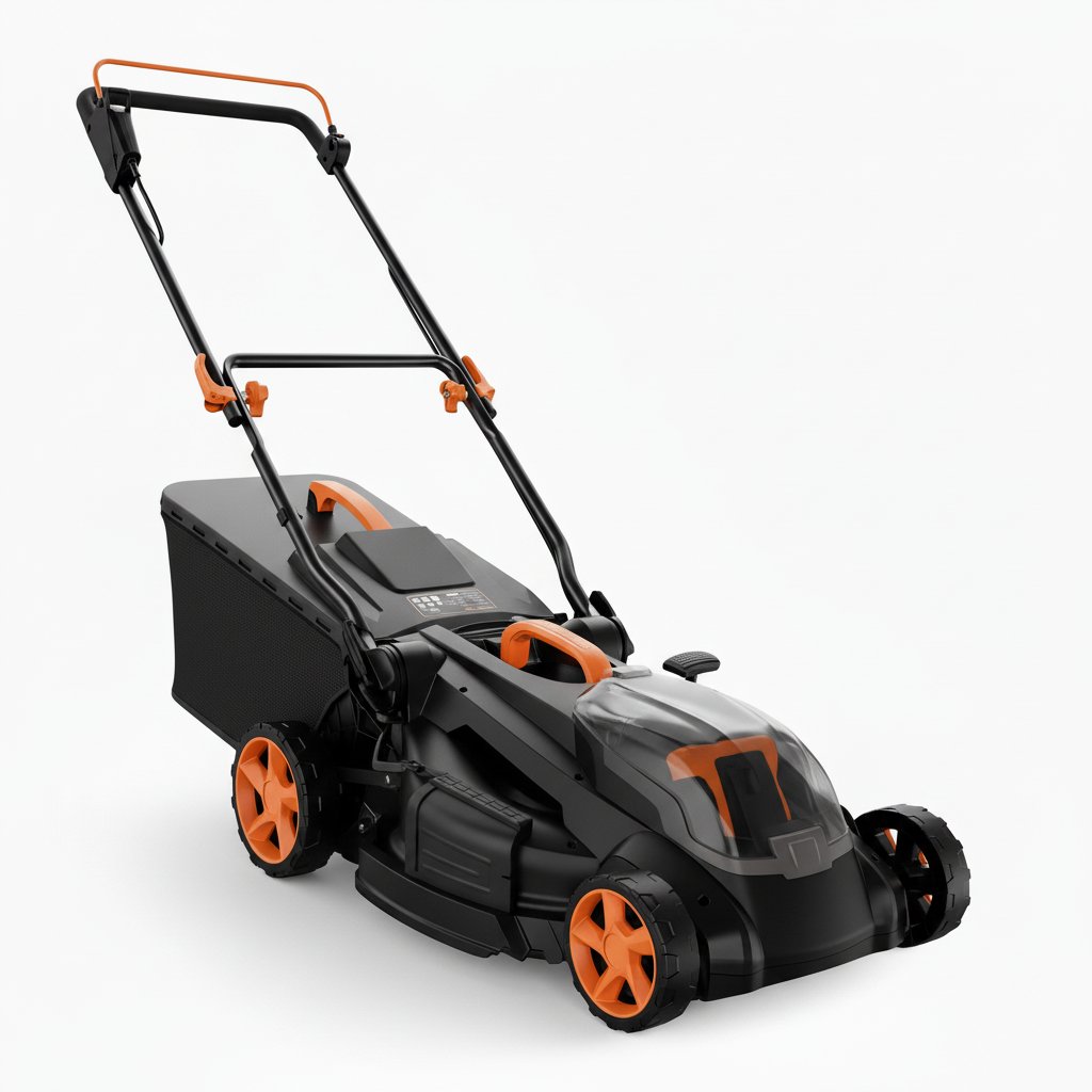40V 19" Cordless Lawn Mower, Brushless Push Lawn Mower