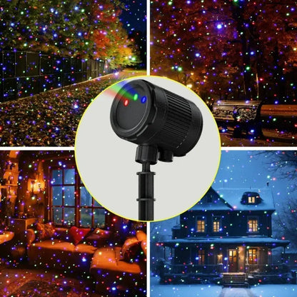 Dynamic Firefly Projection Lamp with Remote Control Light Adjustment Outdoor Waterproof Courtyard Lawn Garden Landscape Light
